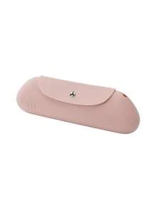 1 pieza Estuche de silicona para almacenar brochas de maquillaje, a prueba de polvo y agua, compacto y portátil para brochas de maquillaje, lápices de cejas, rímel y otros artículos de maquillaje - Bolsa de maquillaje, organizador de maquillaje, artículos escolares