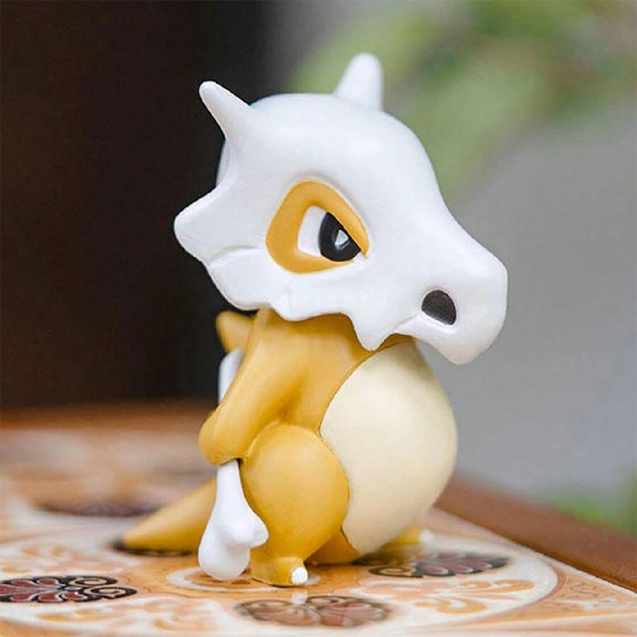 FUNISM Cute Cartoon Cubone Character Home Decor Ornament, Creative Gift Item - Multicolor - View 1