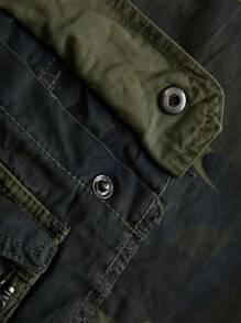 Men's Camo Cargo Short - CAMO GREEN - View 3