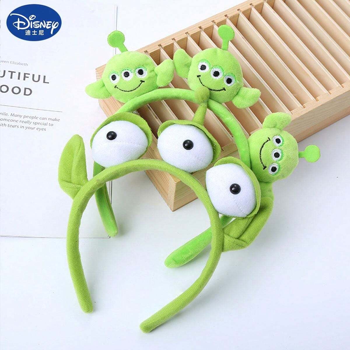 Disney Pixar Toy Story ThreeEyed Alien Plush Hair Hoop, Anime