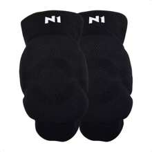 N1 Sport Spry Knit 3D Professional Volleyball Knee Pad Protection - 黑色 - 查看 4