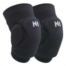 N1 Sport Spry Knit 3D Professional Volleyball Knee Pad Protection - 黑色 - 查看 5