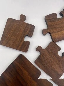 1pc(A) Or One Set(B) Wooden Puzzle Coasters For Drinks And Trivet For Hot Pots, Pan Pad Holder, Countertops, End Tables, Coffee