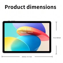 PRITOM TAB15 Lite 11-Zoll Tablet, Android 14 System (T606 Octa-Core 2,0GHz Prozessor/4GB RAM (erweiterbar auf 8GB)/128GB Speicher/5G WLAN/WLAN 6/1280*800 IPS Display/8000mAh Akku/USB-C Anschluss/2MP+8MP Kamera), inklusive Schutzhülle, Tastatur, Maus, Stylus Stift (Netzteil nicht enthalten) - Grau - Übersicht 5