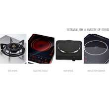 Bateria De Cocina Acero Inoxidable Con 3 Colores 6 Piezas - Azul - Ver 2