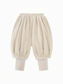 mini bala Boys Girls Long Pants Winter 2 In 1 Pants - Shell Card - View 5