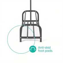 Clothes Rail Heavy Duty Clothing Rail For Bedroom Metal Garment Rack 110x33x150cm Clothing Rack With 2 Tier Shoe Storage Shelf And 6 Side Hooks Coat Rack Hanging Rail For Clothes