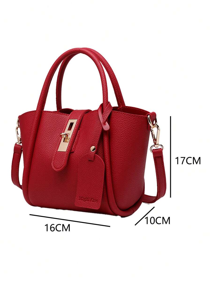 2024 New Female Korean Simple Shoulder Crossbody Handbag Daily Commute