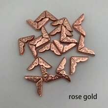 20Pcs/50Pcs/100Pcs Metal Triangle Corner Guards, Vintage Decorative Edge Protectors For Books, Scrapbooks, Photo Albums, Notebooks, Folders, School & Office Supplies Back To School,School Supplies