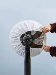 1pc Heart Shaped Round Fan Cover, Electric Fan Dust Cover,Bag,Organizer,Storage,Kitchen Decor,Household Items - Multicolor - View 6