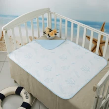 防水超柔软婴儿尿垫 透气可洗防漏换尿布垫 婴儿洗澡家庭装饰礼物 - 彩色 - 查看 7