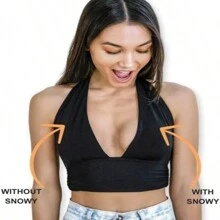 Snowy Sticky Inserts, Snowy Inserts Bra, Instant Boost Sticky Inserts By Snowy, Snowy Care Sticky Inserts, Double Sided Adhesive Bra Cup, Push Up, Waterproof - 杏色 - 查看 5
