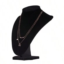 Swarovski 施华洛世奇 Symbolica 撞色女士星月项链套装 5273290 - 5273290 黑色 - 查看 2