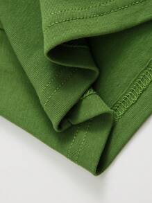 2 件套 男童秋季恐龙印花 T 恤和紧身裤睡衣 - 白色 - 查看 5