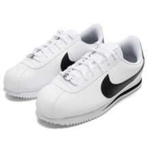 Nike CORTEZ BASIC SL (GS) Mesh Low-Top Running Shoes, Lightweight Running Shoes, Casual Shoes - White-black - View 2