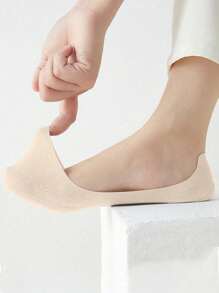 1 双女士防滑弹性舒适鞋垫，适合运动鞋、休闲鞋、平底鞋和高跟鞋，女士男士运动鞋男士训练鞋跑步鞋夏季 - 米色 - 查看 4