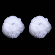 2 件/包彩色仿毛绒球吊坠带绳，适用于 DIY 钥匙扣/鞋子/帽子/包包/耳环/发饰/文具/珠宝/服装配饰，直径 6 厘米 - 彩色 - 查看 22