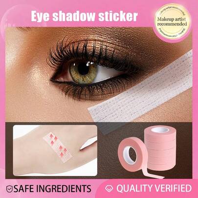 3片/2片/1片装眼影胶带，眼影眼线化妆工具，眼影定妆贴，眼影保护胶带，专业睫毛胶带，粘性布睫毛胶带，透气微孔布睫毛延长胶带，睫毛提拉胶带，透气低刺激睫毛隔离贴。化妆品，价格实惠，房间装饰，梳妆台，旅行，卧室，化妆配件，价格实惠，圣诞礼物，化妆品，化妆工具，廉价商品，礼物，女士礼物，圣诞礼物，赠品，旅行，廉价商品，旅行必备