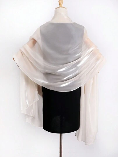 1 件闪亮婚礼围巾女士礼物披肩和披肩适合晚礼服新娘和伴娘围巾秋季服装女士