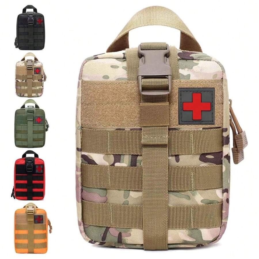 NYXIA Oxford Molle IFAK Pouch Away, Tear Away Medical Pouch Empty