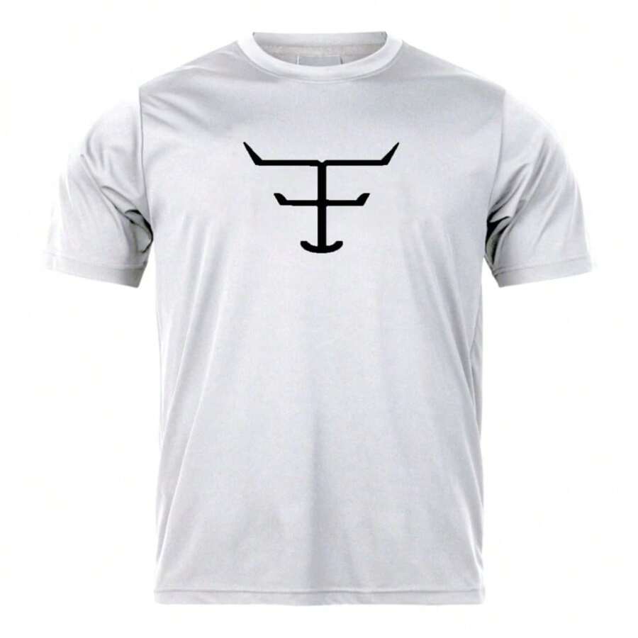 Camiseta Masculina 100% algodão Símbolo Country texas TXC Lançamento - Branco - Visão 1