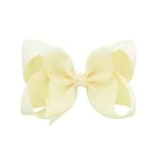 1 pieza Moño grande de 6 pulgadas para niñas, accesorios para el cabello con cinta de grosgrán y pinzas de cocodrilo para niñas y adolescentes, de vuelta a la escuela - Multicolor - Ver 34