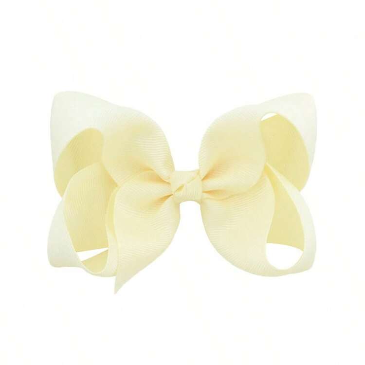 1pc Oversized 6-Inch Satin Bow Hair Clip, Alligator Clip Suitable For Girls & Teenagers Back To School - Multicolor - View 32
