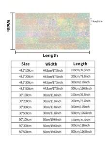 1 Roll Colorful Privacy Window Film, 3D Macaron Rainbow Static Cling Window Sticker - Removable, UV Blocking, Heat Insulation Film, Size: 17.7x118inch, Suitable For Home Glass Decoration Gifts Birthday Graduation