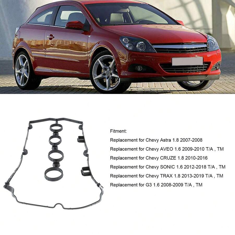 2 paquetes,X AUTOHAUX Cubierta de válvula de motor Junta de culata