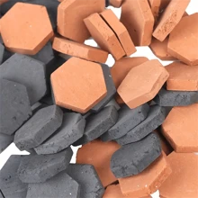 50pcs 1:16 Scale Small Red & Green Bricks For DIY Mini Rural Old House Roof Model Scene Best Gifts Birthday Graduation