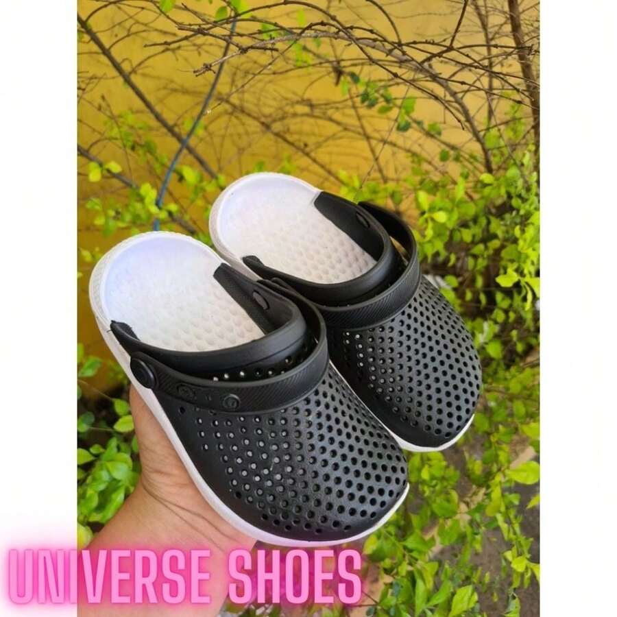 LiteRide Crocks Babush Children's Flip Flops New Stock Ready For Shipping - SUPER DISCOUNT FOR YOU - 黑與白 - 查看 1