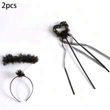 3-Piece Set Angel Wings Decoration, Swallow-Shaped Feathered Wings, Costume Party Props, Holiday Party Wing Decorations, Halloween And Christmas Cosplay Decorations, Best Holiday Gift For Friends And Yourself, Christmas - Multicolor - View 16