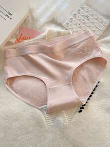 6pcs Women Sexy Solid Color Low-Waist Seamless Breathable Bikini Panties - Multicolor - View 3