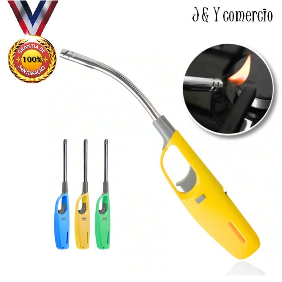 Sets 1 Or 4 Pcs Stove Lighter Oven Candle Barbecue Fireplace Practical - 1 個打火機(顏色隨機) - 查看 1