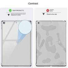 Ipad透明保护壳防水防指纹高清透明材质外壳苹果气囊Ipad平板电脑保护壳 - 無色 - 查看 11