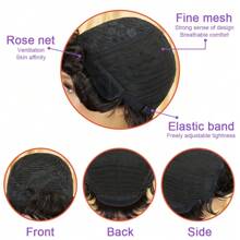 Human Hair Wig Pixie Cut Wig Short Wig With Bangs Human Hair Machine Made Wig For Women Natural Color Brown 99J Colored Wigs - Màu Đỏ Sâu - Xem 6