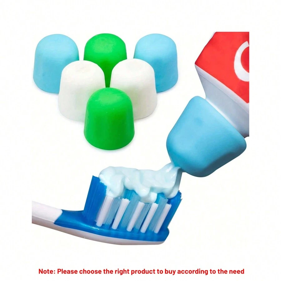 Dispensatore di dentifricio con chiusura automatica, spremitore di tubetto di dentifricio a prova di sversamento per adulti - Tappo ordinato per il dentifricio - Facile da usare, in silicone (colore casuale), Pronti per la scuola