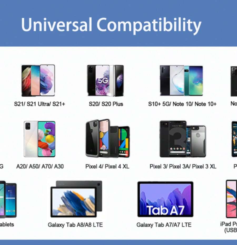 Samsung Type C Charger, 20W USB C Charger With Type C Cable Fast