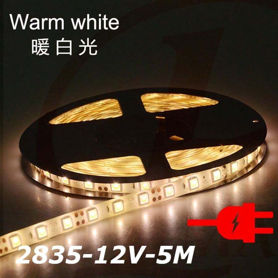 LED STRIP 2835 - WARM WHITE WITH POWER SUPPLY - View 1