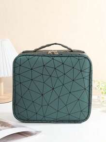 Étui à maquillage avec miroir lumineux LED, 3 couleurs de lumière LED, sac à maquillage professionnel, boîte à maquillage pour artiste de beauté, organisateur de vanité avec compartiments amovibles. Cadeau pour anniversaire/fête des mères/vacances. Fournitures de voyage et d'école, essentiels de voyage, trousse de maquillage, accessoires essentiels de vacances, sac cosmétique, sac de maquillage, organisateur de maquillage, rangement de maquillage, fournitures de rentrée scolaire