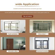 APORNI 1 Cuộn Dải chắn thời tiết cửa sổ kính, cách âm, dải bịt kín; Băng chống gió, chống thấm nước cho cửa sổ phòng tắm; Dải bịt kín chống mưa cho kính ban công - Trong sáng - Xem 5
