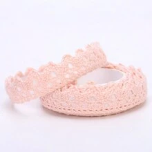 2 Yards Korean Style Pastoral Aesthetic DIY Handmade Fabric Monochrome Lace Trim Decoration - Multicolor - View 24