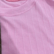 Cropped Basic Women's Blouse Oversized Basic Collar Super Comfortable Sun Print - Màu Hồng Tươi - Xem 3