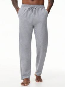 EXARUS 男友风格男士瑜伽运动裤休闲开裆裤轻质抽绳慢跑运动裤带口袋 - 設定-2 - 查看 4