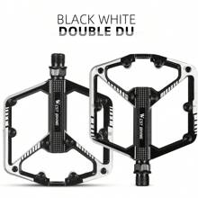 WEST BIKING 1 Pair WEST BIKING Bicycle Aluminum Alloy Bearings Lubricated Platform Pedals, Mountain Bike Riding Equipment