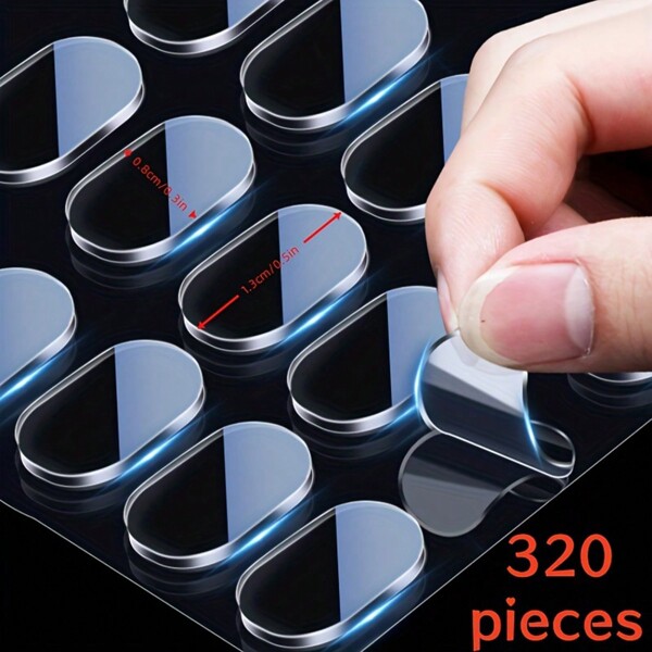 100pcs High-Strength Acrylic Double-Sided Adhesive Tape - Die-Cut Round Shape Hook-And-Loop, Waterproof, Suitable For Home Decor, Weddings, Balloons, Posters, Photo Frames, Car Decals, Model Fixing, Party Supplies & Office Goods