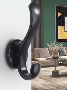 Gancho de pared individual para colgar ropa, abrigos, bolsos, zapatos. Organizador para entrada, armario, baño. Accesorios y herramientas de baño - Multicolor - Ver 6