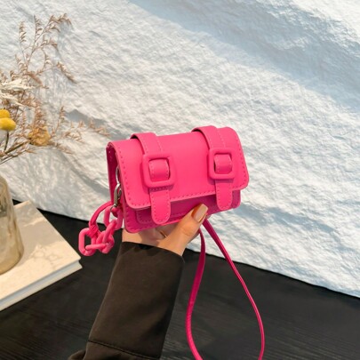 2024 Autumn/Winter Versatile Small Candy Color Mini Hand Bag, New Fashion Crossbody Sling Bag For Women, Satchel