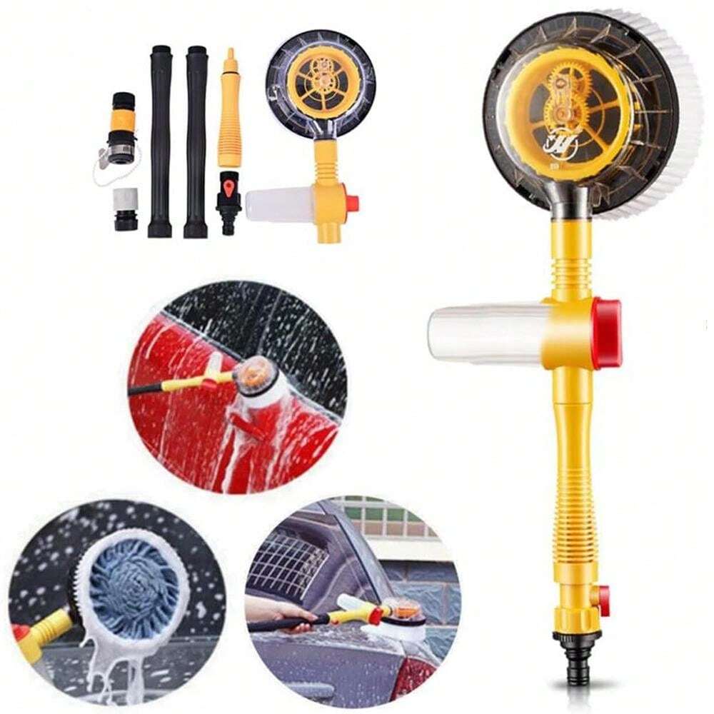 Escova de lavagem de carro rotativa, escova de espuma de carro de alta