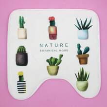 Toilet Mat Design Shape - 仙人掌 - 查看 2